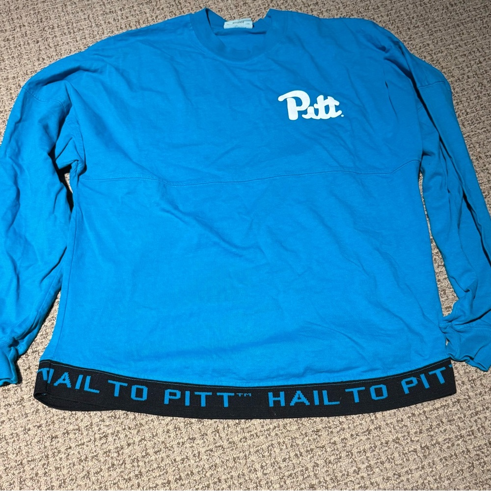 Blue Pitt Long Sleeve Shirt